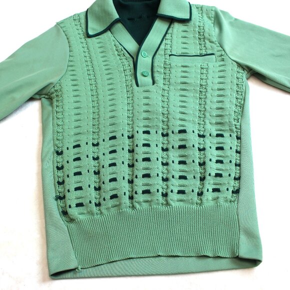 Vintage 70s Valentino Designer Sweater Mens XS - Picture 6 of 9